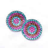 Elegant Round Crystal Earring_3 colors