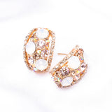 Classic Hoop Fancy Crystal Earring_2 colors