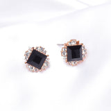 Charming Square Fancy Crystal Earring_11 colors