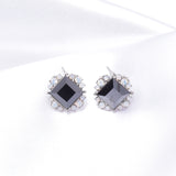 Charming Square Fancy Crystal Earring_11 colors