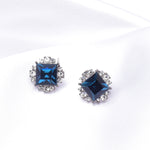 Charming Square Fancy Crystal Earring_11 colors