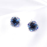 Charming Square Fancy Crystal Earring_11 colors