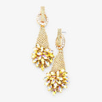 Vintage Fancy crystal dangle Earring_ 8 colors