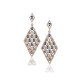 Geometric Rhombus Evening Earring_23 colors