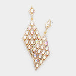 Geometric Rhombus Evening Earring_23 colors