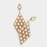 Geometric Rhombus Evening Earring_23 colors