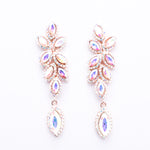 Leaf Fancy marquise crystal earring_10 colors