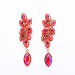 Leaf Fancy marquise crystal earring_10 colors