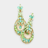 Elegant fancy crystal Earring_9 colors