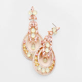 Elegant fancy crystal Earring_9 colors