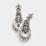 Elegant fancy crystal Earring_9 colors