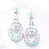 Elegant fancy crystal Earring_9 colors