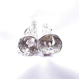 Fancy bell crystal earring_2 colors