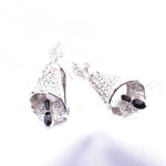 Fancy bell crystal earring_2 colors