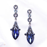 Vintage marquise fancy crystal drop earring_7 colors