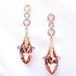 Vintage marquise fancy crystal drop earring_7 colors