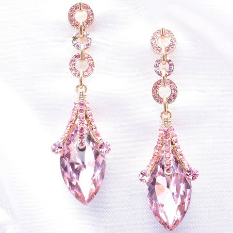 Vintage marquise fancy crystal drop earring_7 colors