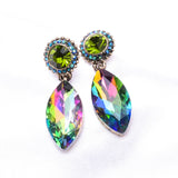 Fancy Marquise shape drop Crystal Earring_7 colors