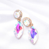 Fancy Marquise shape drop Crystal Earring_7 colors