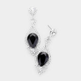 Elegant tear drop Crystal Earring_9 colors