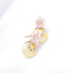 Elegant  Flower Mother-of-pearl Earring_2 colors