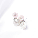 Elegant  Flower Mother-of-pearl Earring_2 colors