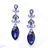 Victorian Marquise Crystal Evening Earring_12 colors