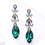 Victorian Marquise Crystal Evening Earring_12 colors