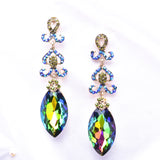 Victorian Marquise Crystal Evening Earring_12 colors