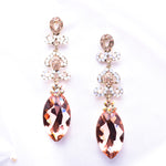 Victorian Marquise Crystal Evening Earring_12 colors