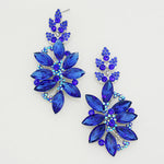 Fancy Crystal Petal Drop Earring_8 colors