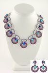 Classical round crystal  Necklace_2 colors