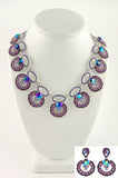 Classical round crystal  Necklace_2 colors