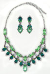 Victorian fancy crystal Necklace_6 colors