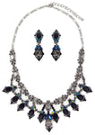 Victorian fancy crystal Necklace_6 colors