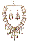 Classical crystal Victorian Necklace_2 colors