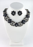 Classical antique Crystal Choker Necklace_5 colors