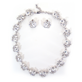 Charming Crystal Evening Necklace_2 colors