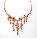 Fancy crystal Necklace_2 colors