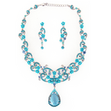 Elegant Classical crystal Necklace_4 colors