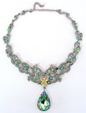 Elegant Classical crystal Necklace_4 colors