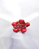 FLOWER SHAPE LUCITE BROOCH_4 colors