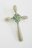 CROSS CRYSTAL BROOCH_8 colors