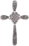 CROSS CRYSTAL BROOCH_8 colors