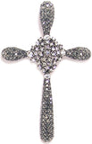 CROSS CRYSTAL BROOCH_8 colors