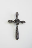 CROSS CRYSTAL BROOCH_8 colors