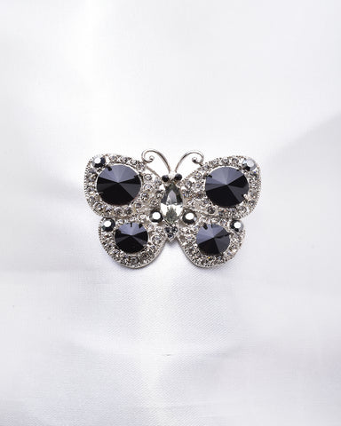 Butterfly Genuine Crystal Brooch_2 colors