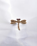 DRAGONFLY CRYSTAL BROOCH_3 colors