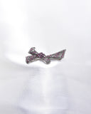 Classic Antique Bow Crystal Brooch