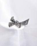 Classic Antique Bow Crystal Brooch